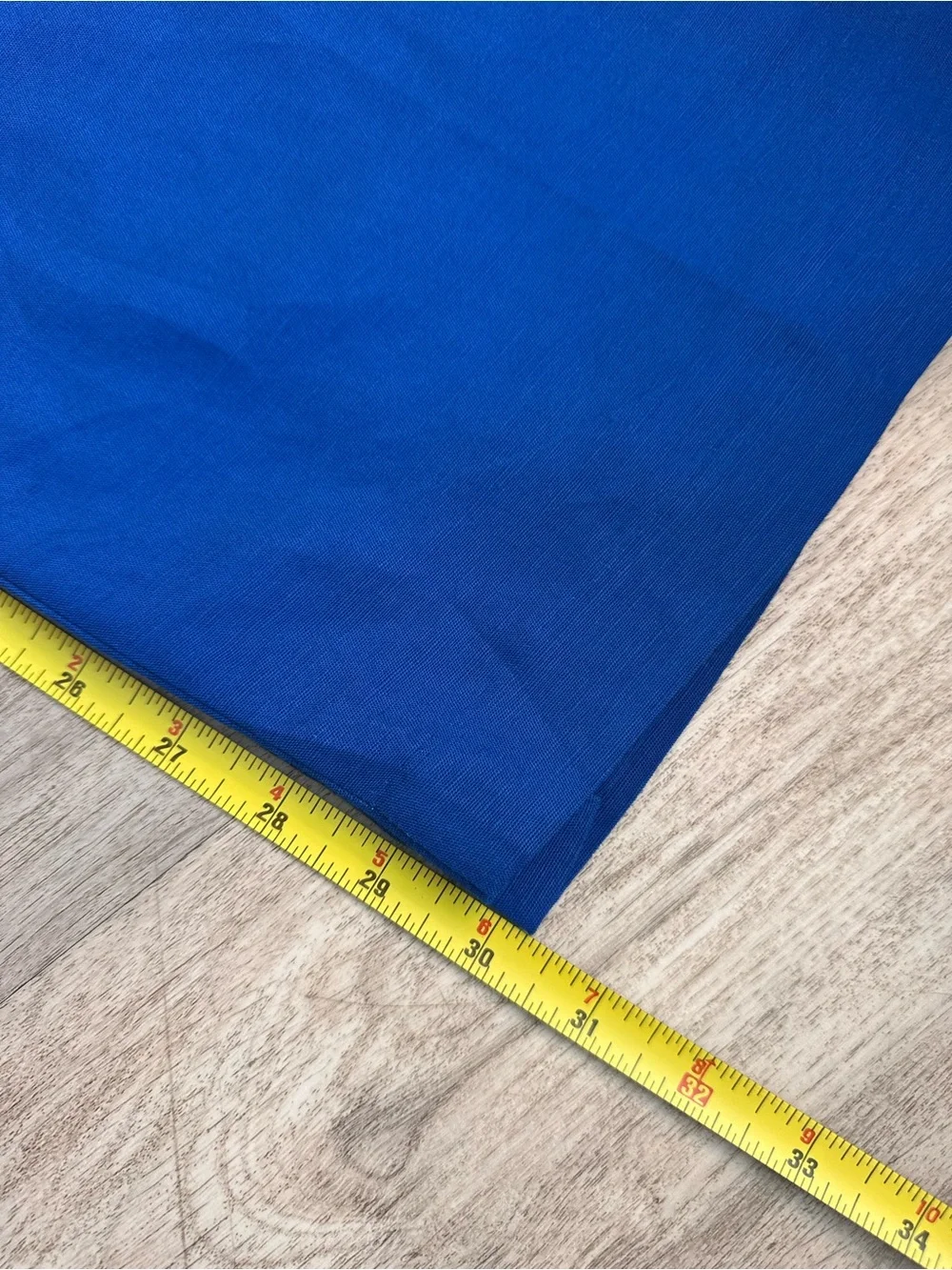 H&M Linen Blend Cobalt Blue High Rise Wide Leg Pants Size 4 NWT